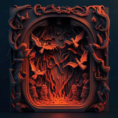 3D model Gates of Hell game (STL)